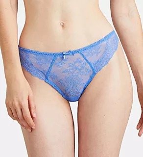 Dans des Sens Lace Tanga Panty Bleuet S