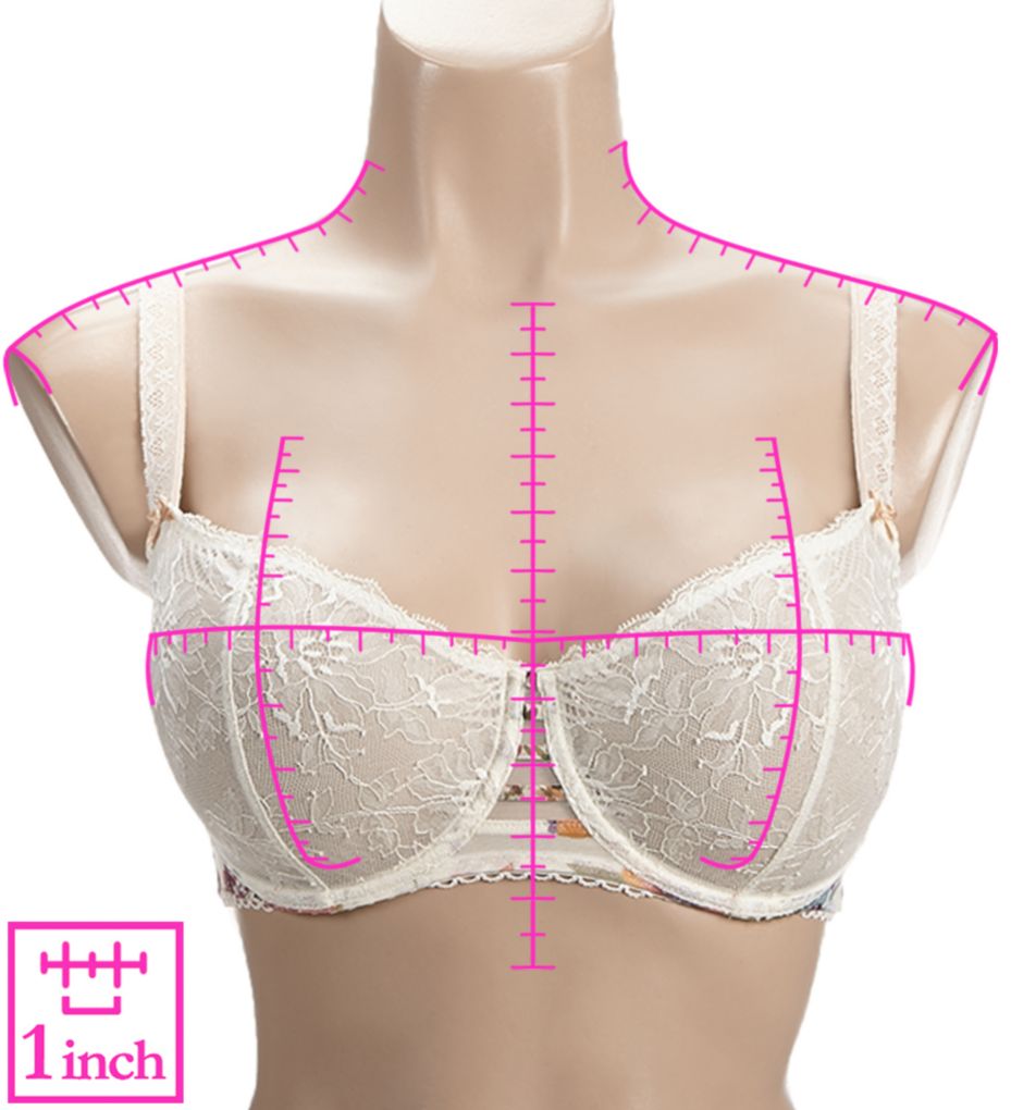 Reine Des Pres Comfort Half Cup Bra-ns7