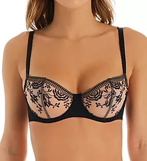 Fleur De Passion Half Cup Bra Black 30D