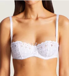 Bahia & Moi Half Cup Bra White 30B