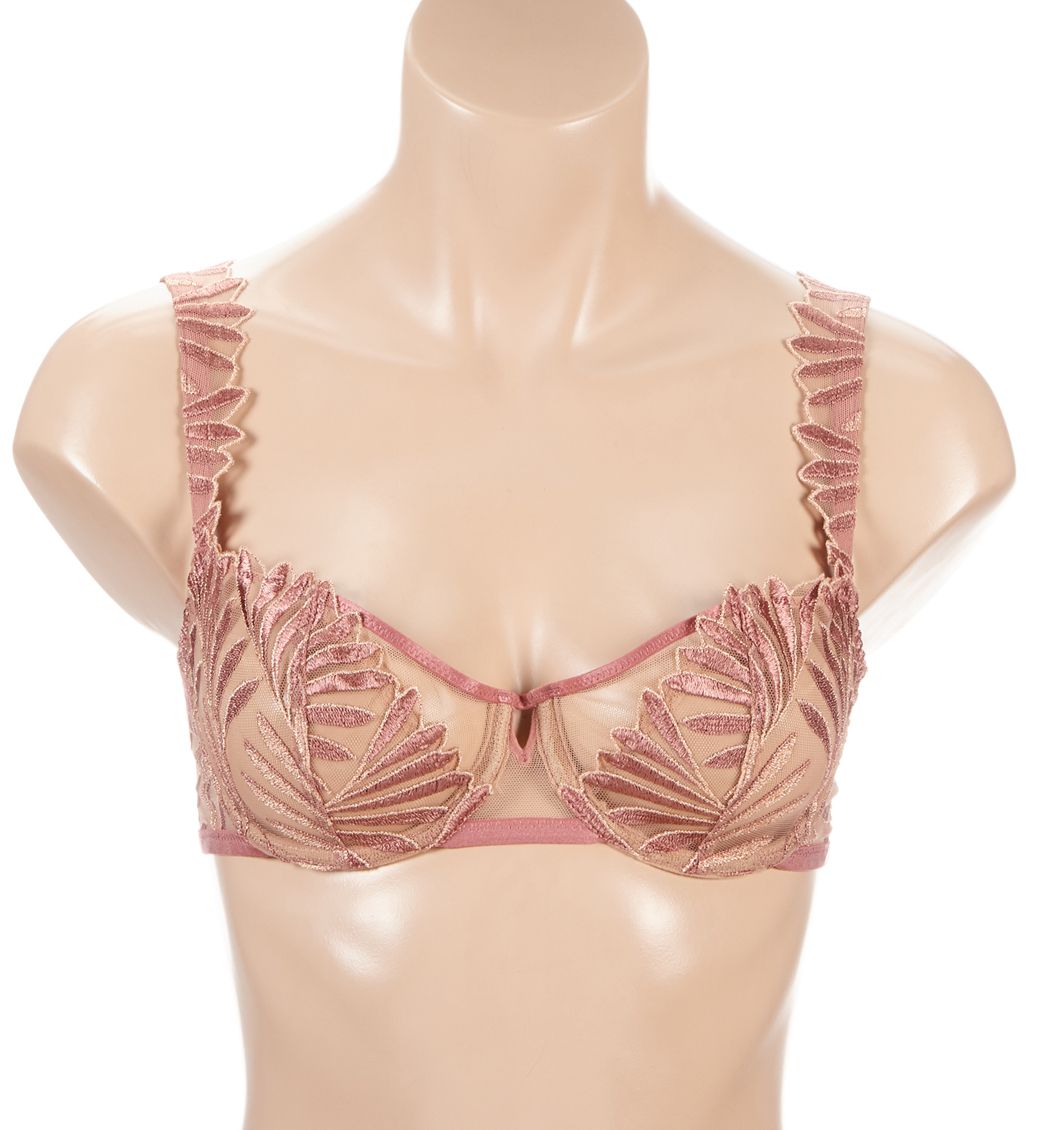 Aubade Iris Van Herpen x Aubade Underwire Half Cup Bra Silk Rose 32B  - Image 1