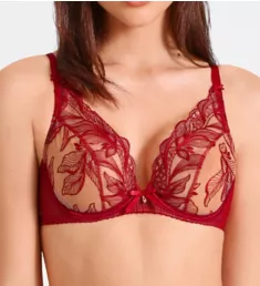 Fleur De Tattoo Plunging Bra