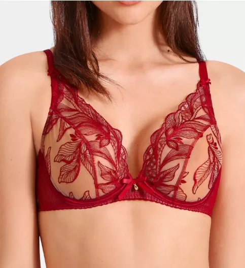 Aubade Fleur De Tattoo Plunging Bra TB12