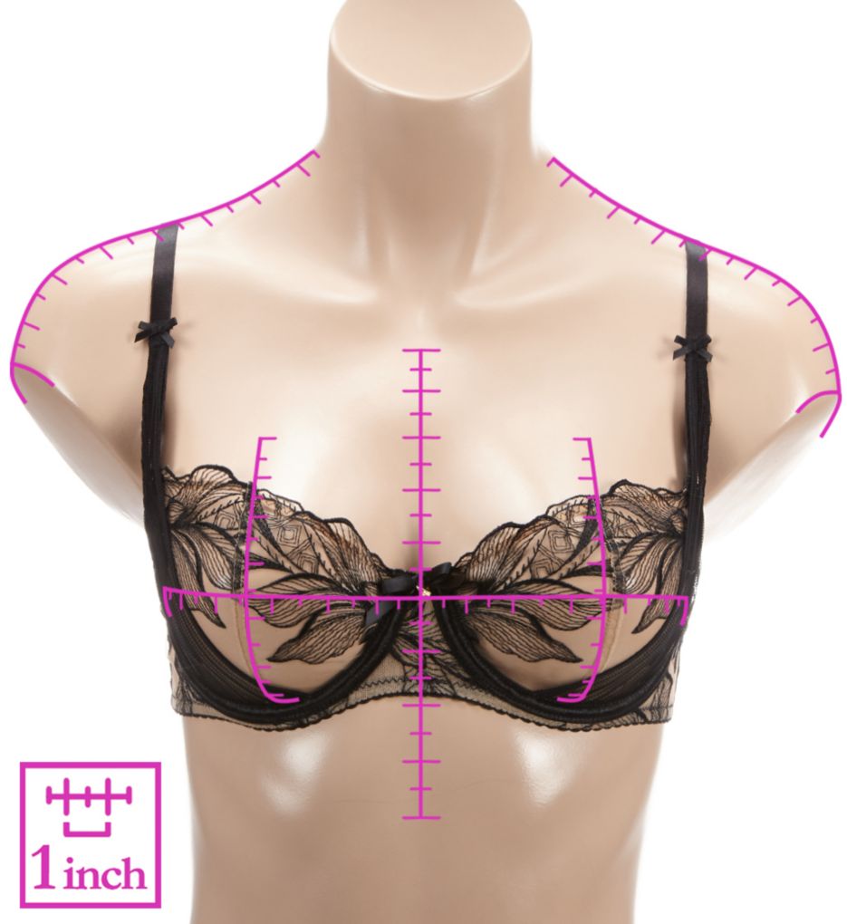 Fleur De Tattoo Half Cup Bra-ns7