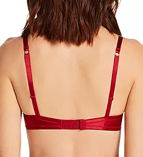 Karl Lagerfeld x Aubade Half Cup Underwire Bra Rubis 38E
