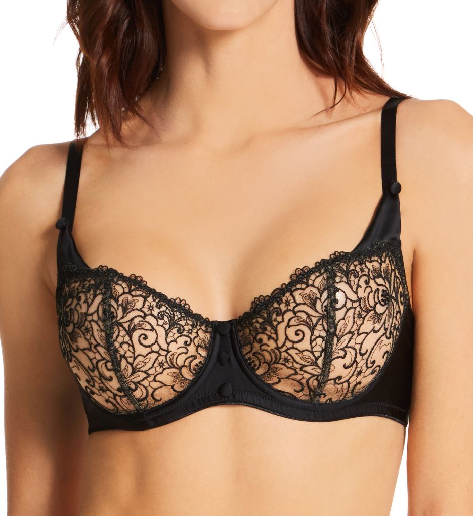 Womens Aubade black Sheer Lace Bralette