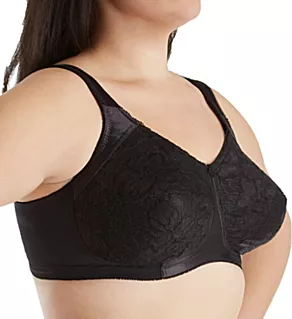 Soft-Cup Lace Bra Black 34E