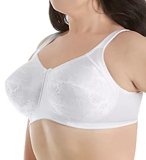Floral Soft Cup Bra White 34E