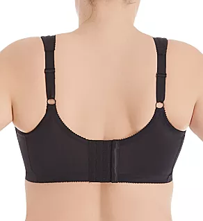 Floral Soft Cup Bra Black 32F