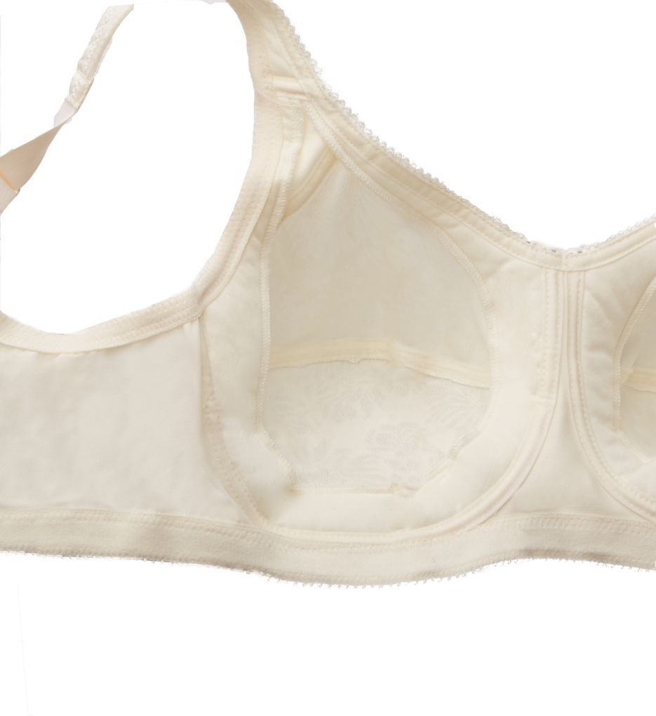 Women's Aviana 2353 Floral Soft Cup Bra (White 34G) 