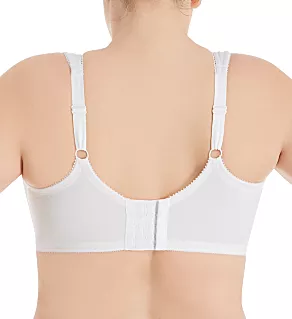 Floral Underwire Bra White 34E