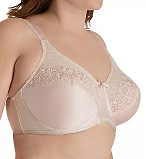 Underwire Embroidered Bra Blush 46D