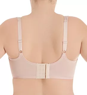 Satin and Lace Minimizer Bra Blush 38DD