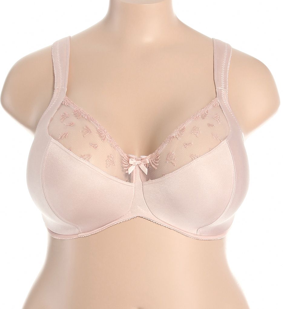 Aviana Satin and Lace Minimizer Bra Blush 40DD  - Image 1