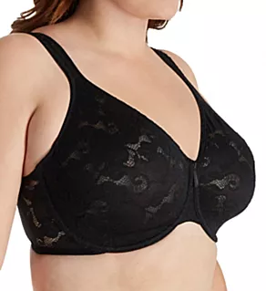 All Over Lace Underwire Bra Black 34D