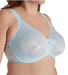 All Over Lace Underwire Bra Blue 34D