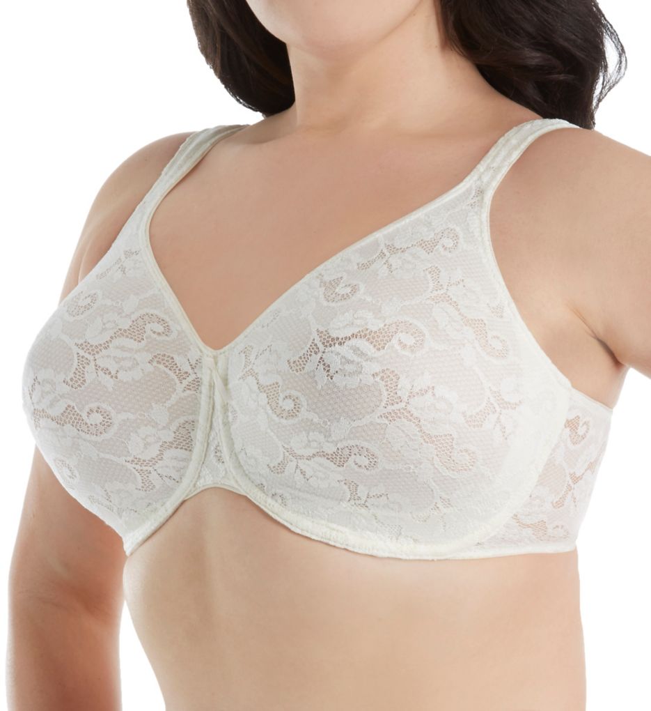 All Over Lace Underwire Bra Candlelight 42DD by Aviana