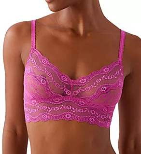 Lace Kiss Bralette Fuchsia Pink S