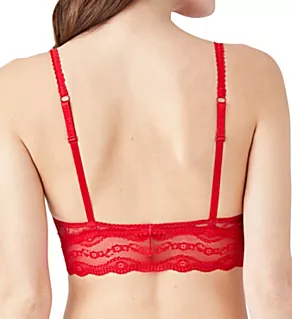 Lace Kiss Bralette Crimson Red S