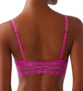 Lace Kiss Bralette Fuchsia Pink S