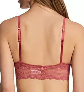 Lace Kiss Bralette Slate Rose M
