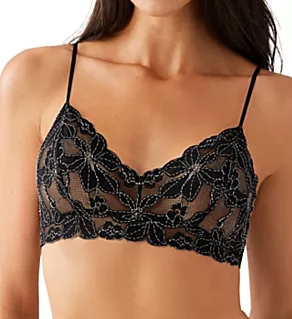 Feeling Famous Bralette Night/Angel Wing S