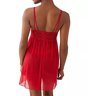 It's On Chemise Savvy Red L