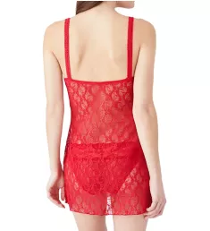 Lace Kiss Chemise Crimson Red S