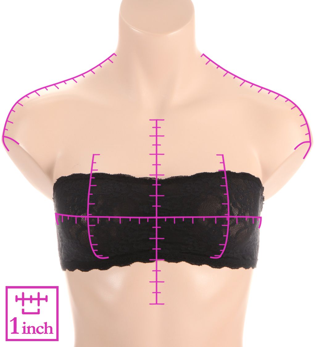 Measured Image Back Image Front Image Main Image b.tempt'd by Wacoal Effortlessly Lace Bandeau Bra 935313