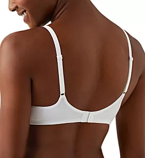 Cotton to a Tee Scoop Underwire Bra White 38DD
