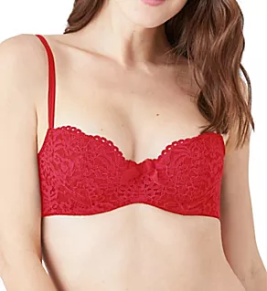 Ciao Bella Balconette Bra Crimson Red 32D