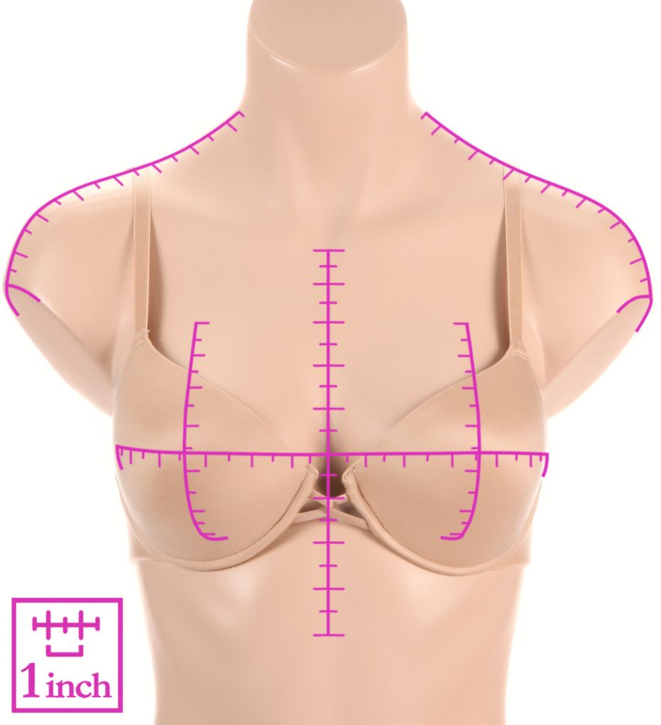 b.tempt'd by Wacoal Undercover Plunge Contour Bra 953207 - Image 3