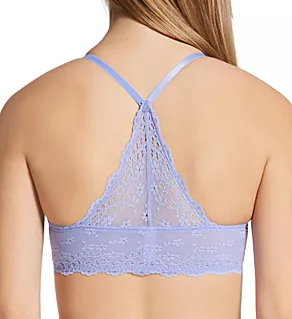 Inspired Eyelet Front Close T-Shirt Bra Pale Iris 32B