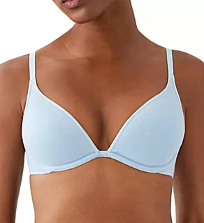 Cotton To A Tee Plunge T-Shirt Bra Dream Blue 36A