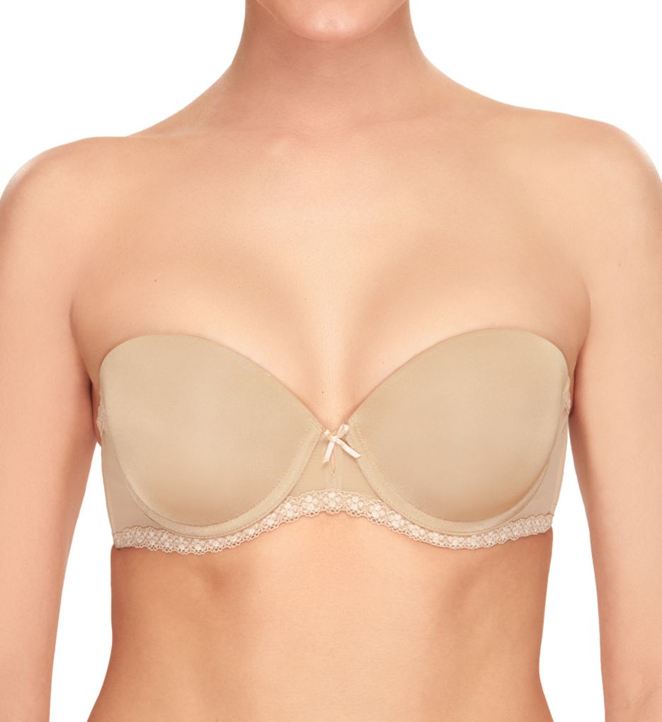 Faithfully Yours Strapless Convertible Push Up Bra Au Natural 36D