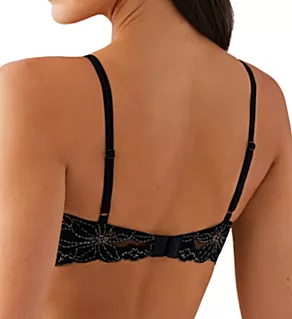 Feeling Famous Wirefree Push Up Bra Night/Angel Wing 32A