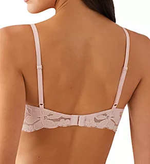 Feeling Famous Wirefree Push Up Bra Rose Smoke/White 34DD