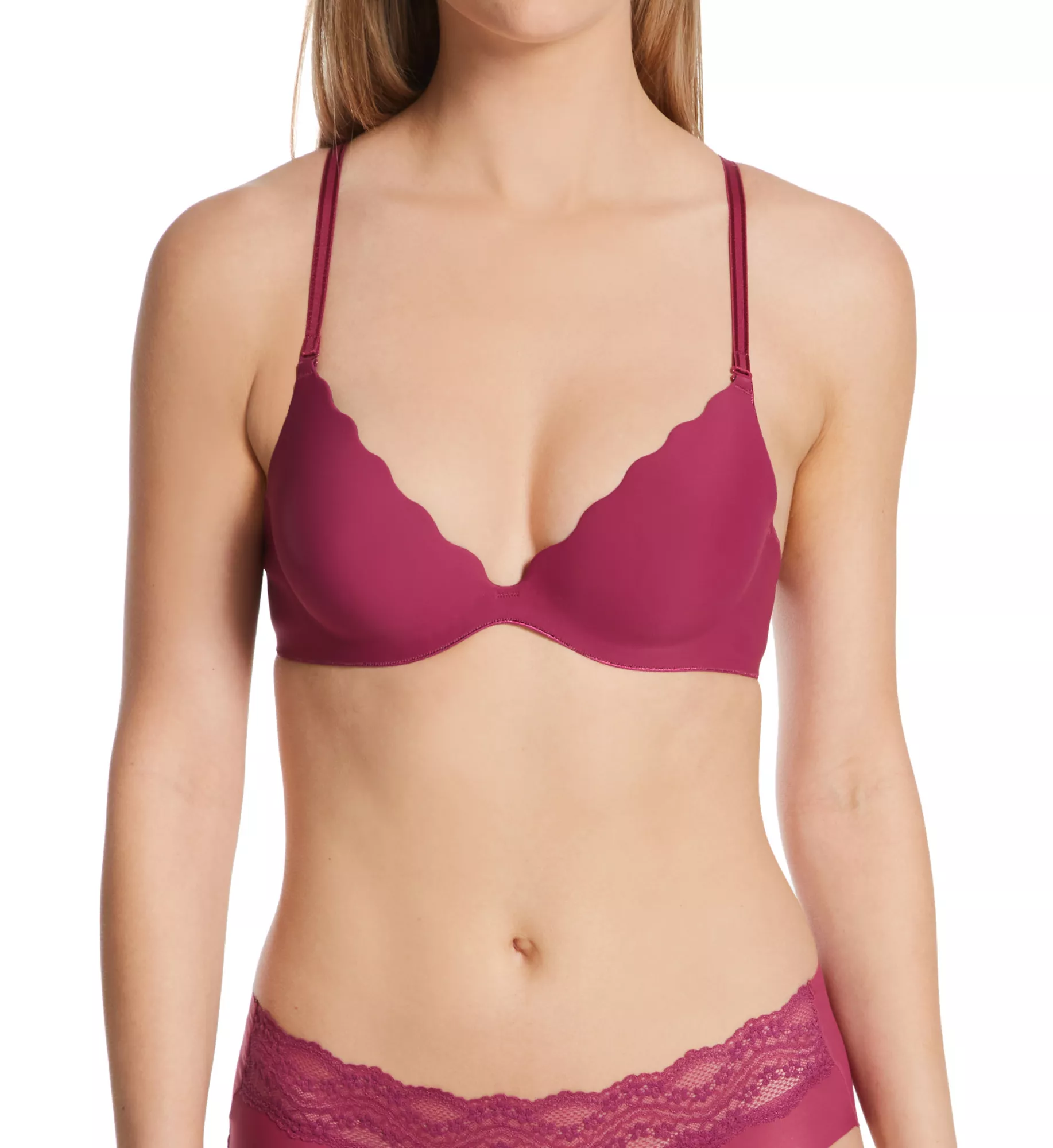b.tempt'd Bh Wow'd Push-beha voor dames, ondoorzichtig, Nacht/Dier Accent, 70B