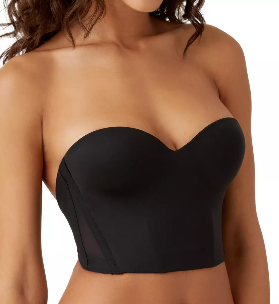 Future Foundation Backless Strapless Longline Bra Black 32B