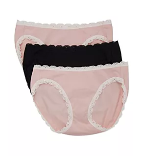 Inspired Eyelet Bikini Panty - 3 Pack Basic 1 S