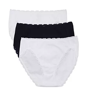 Inspired Eyelet Hi-Leg Panty - 3 Pack Basic 2 S