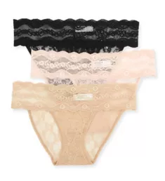 Lace Kiss Bikini Panty - 3 Pack