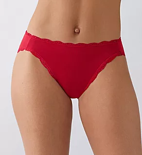Inspired Eyelet Hi Leg Panty Chili Pepper Red M