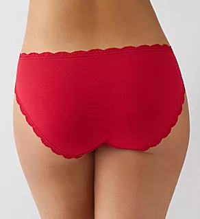 Inspired Eyelet Bikini Panty Chili Pepper Red S