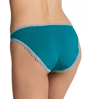 Inspired Eyelet Bikini Panty Deep Lake S