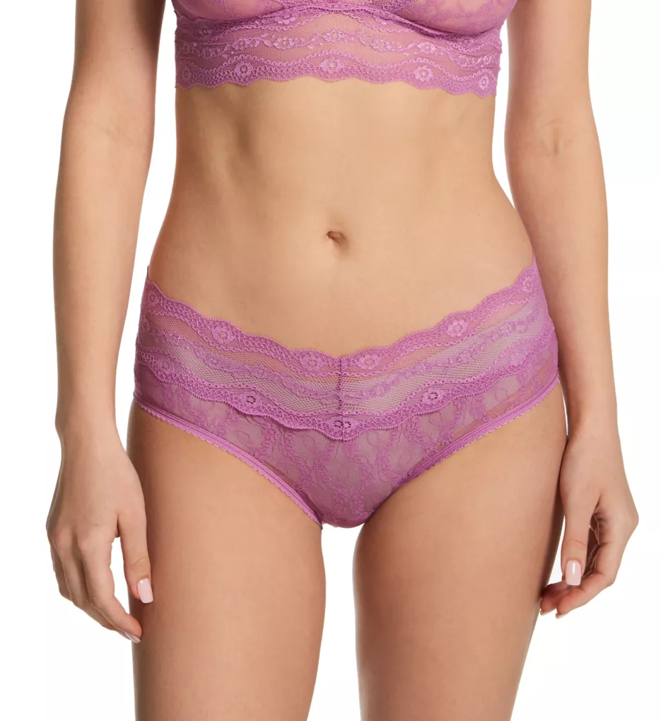 Lace Kiss Hipster Panty Mulberry L
