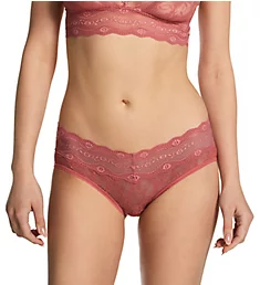 Lace Kiss Hipster Panty Slate Rose S