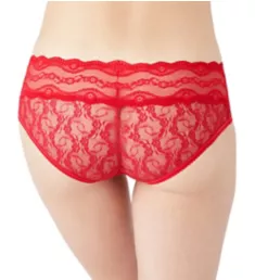 Lace Kiss Hipster Panty Crimson Red S