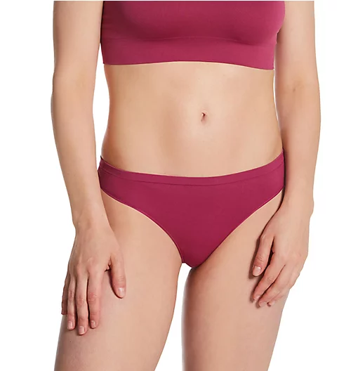 b.tempt'd by Wacoal Comfort Intended Thong Panty Raspberry Coulis XL 