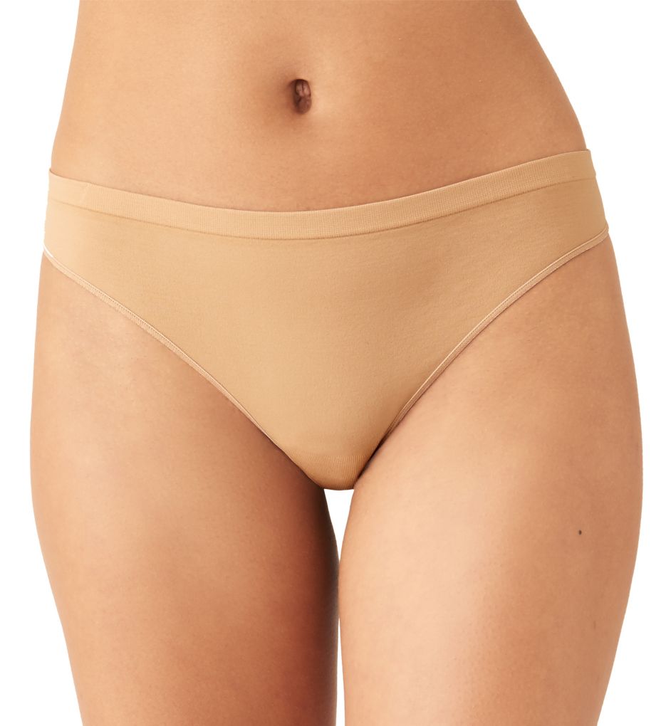 b.tempt'd by Wacoal Comfort Intended Thong Panty Au Natural XL  - Image 1